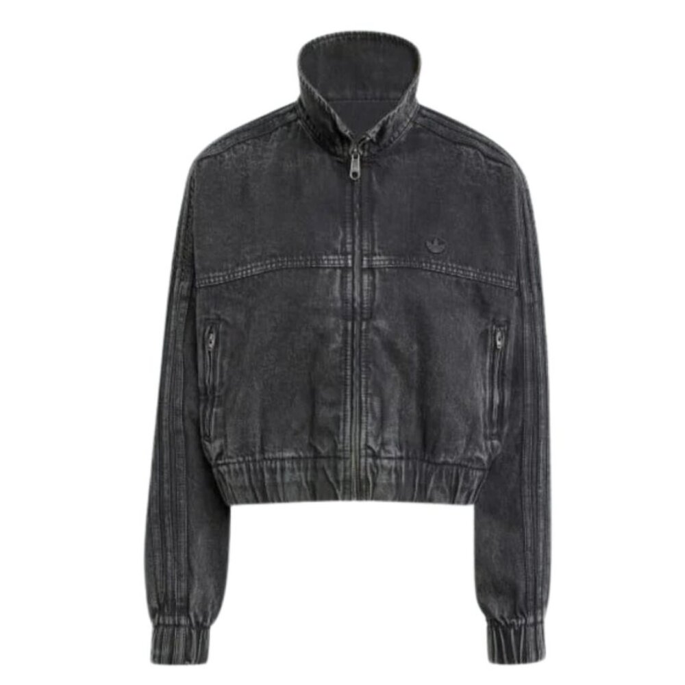 adidas women Premium Essentials Denim Track Top